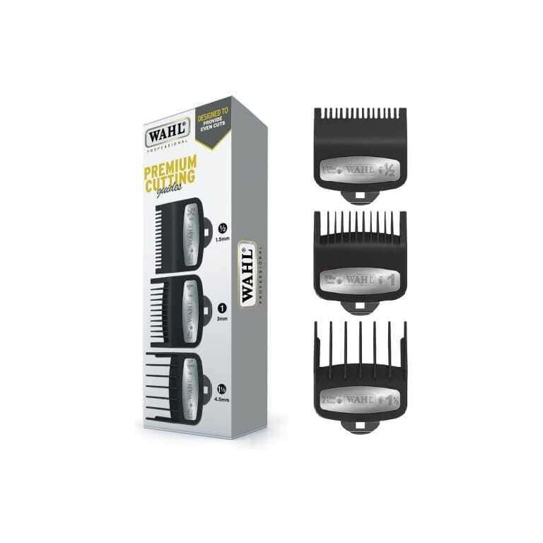 Gratare Wahl intermediare pentru mașini de tuns, set 3 bucăți, 1.5mm, 3mm, 4.5mm, pentru tunsori pre.