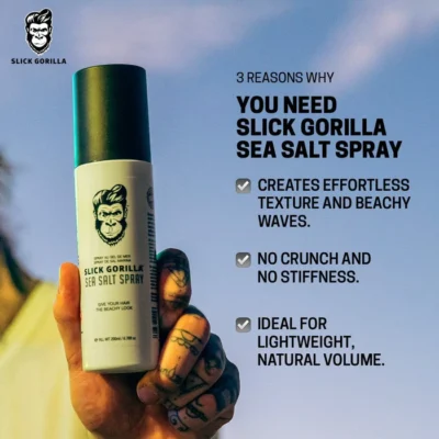Spray de texturare Sea Salt Spray Slick Gorilla 200ml caracteristici