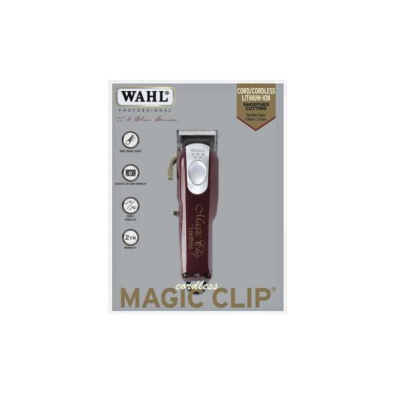 Tuns Wahl Magic Clip Cordless, aparat de tuns profesional, fără fir, cu tehnologie Lithium-Ion.
