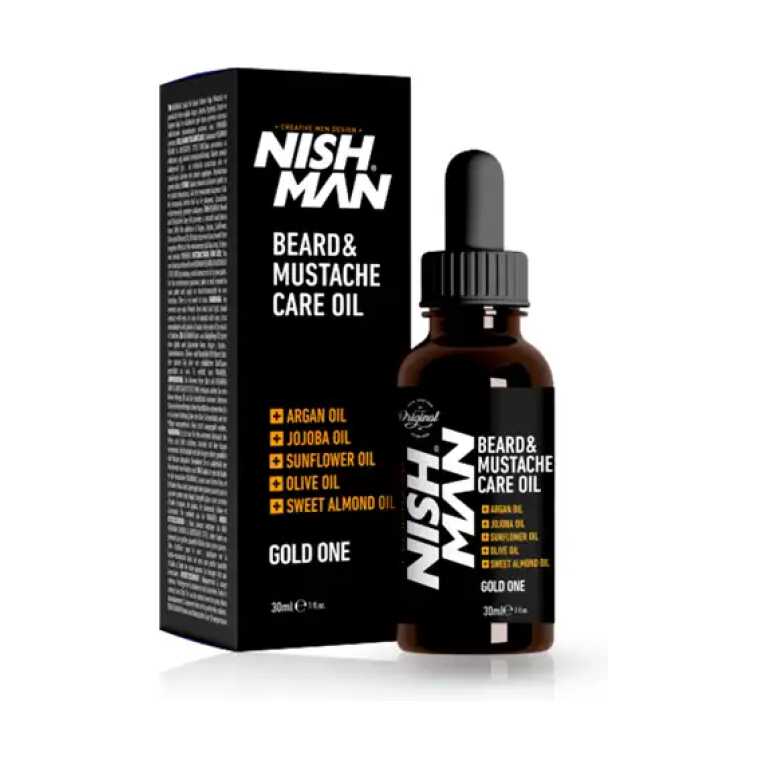 Ulei de barba Nish Man Gold One Beard Oil 30ml
