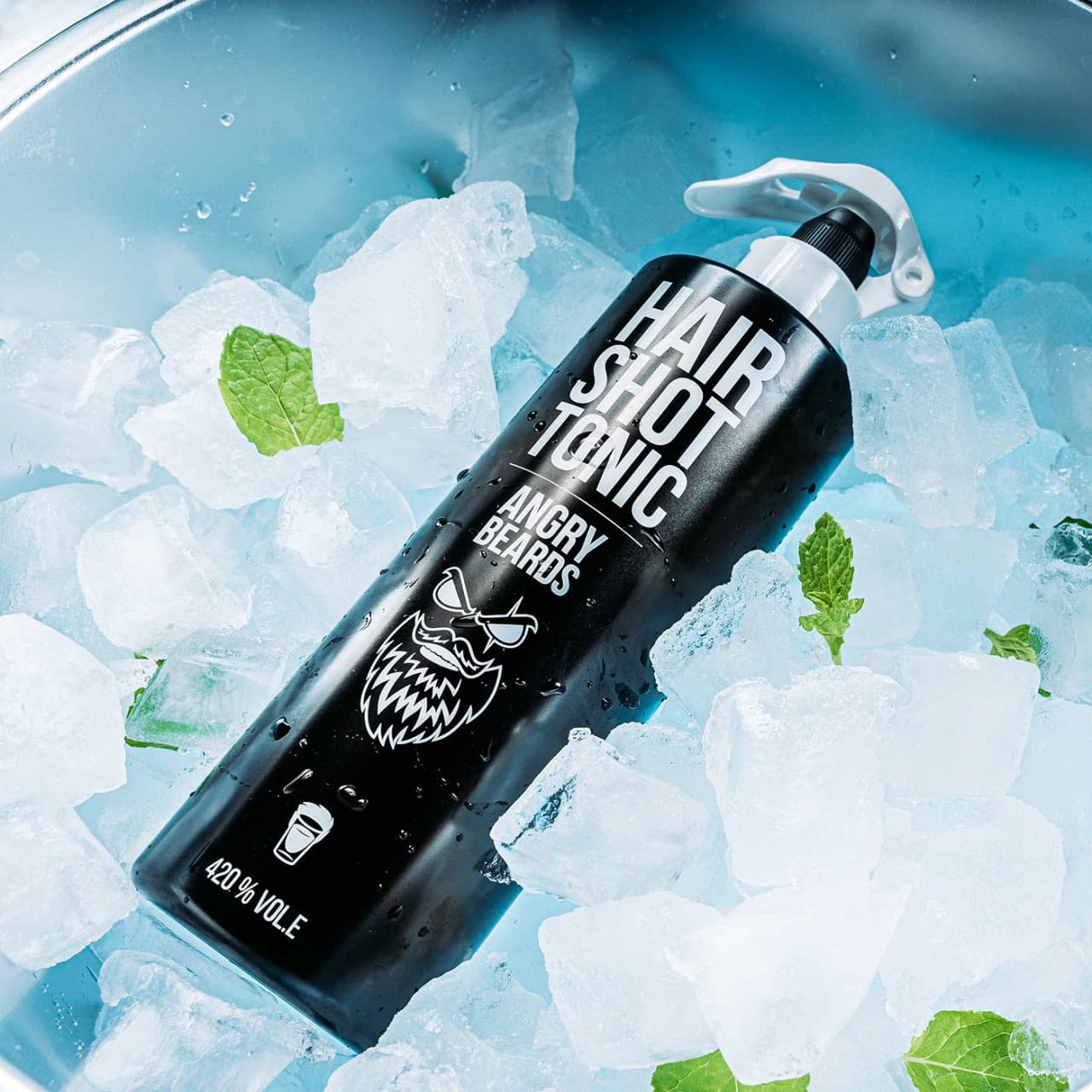 Lotiune tonica de par Angry Beards Hair Shot 500ml - imagine 3