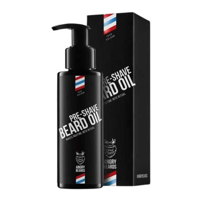 Ulei pre barbierit Angry Beards Jack Saloon Pre-Shave Oil 100ml