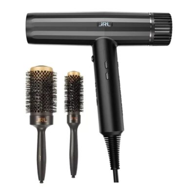 Set Uscator de par JRL Forte Pro Dryer 90.000 RPM + 2 Perii pentru par