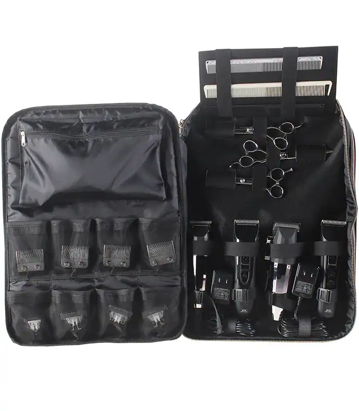 Rucsac transport instrumente frizerie JRL Professional Black Backpack - imagine 7