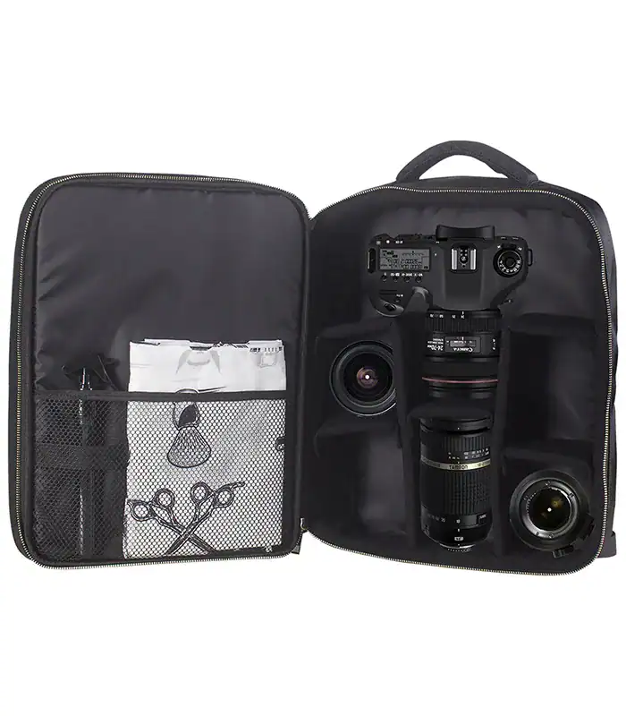 Rucsac transport instrumente frizerie JRL Professional Black Backpack - imagine 6