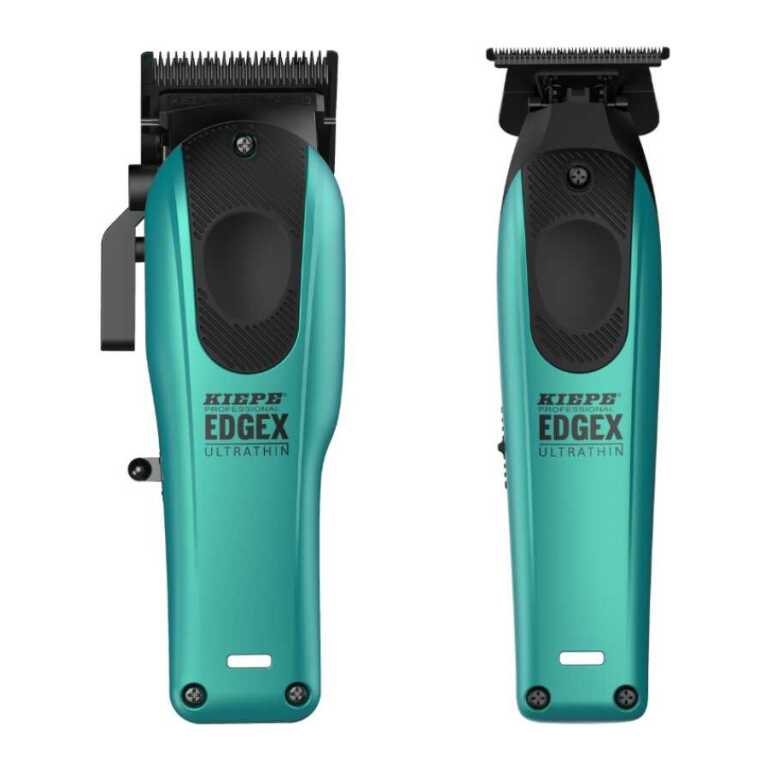 Set combo Kiepe Edgex Blue Masina de tuns si Masina de contur fara fir