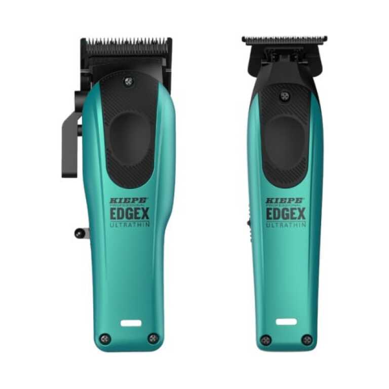 Set combo Kiepe Edgex Blue Masina de tuns si Masina de contur fara fir