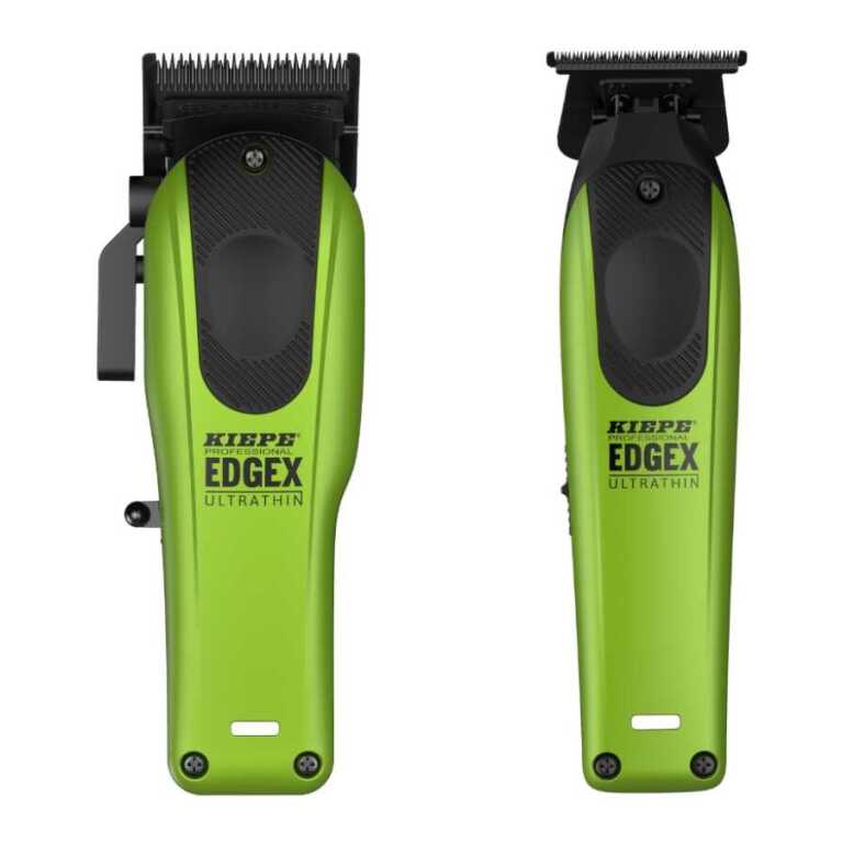 Set combo Kiepe Edgex Green Masina de tuns si Masina de contur fara fir