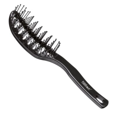 Perie Eurostil Vent Brush Curved Styling Brush Black