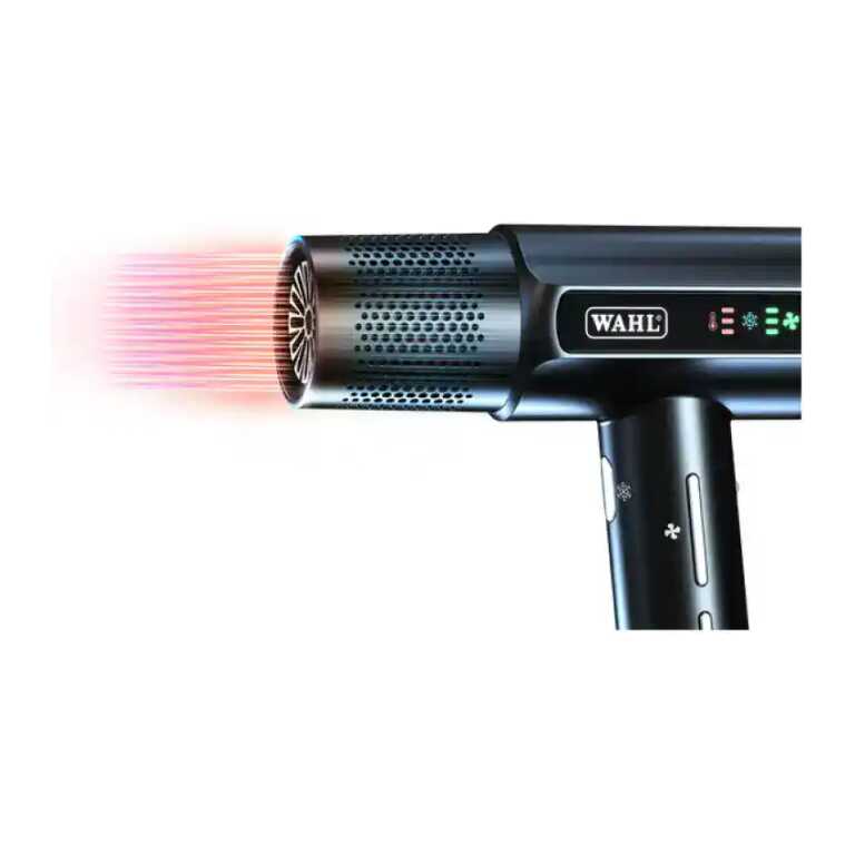 Uscător de păr Wahl Vanquish Digital Black, cu tehnologie avansată pentru uscare rapidă și control p.