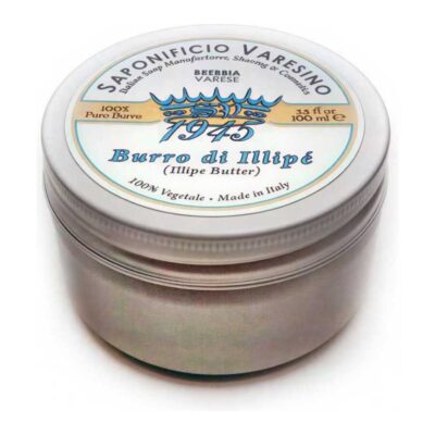 Tratament Pre-Shave Solid Saponificio Varesino Pure Illipe Butter 100g pentru hidratare profundă și elasticitate