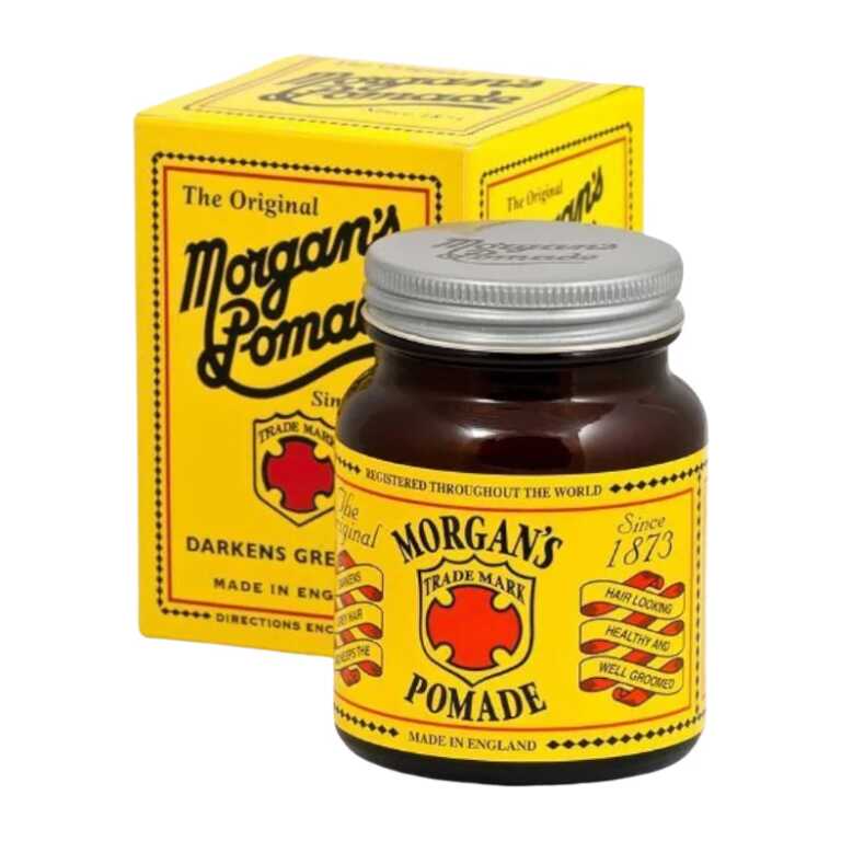 Pomada Morgan's pentru par grizonat Amber Jar Hair Darkening pomade 50ml
