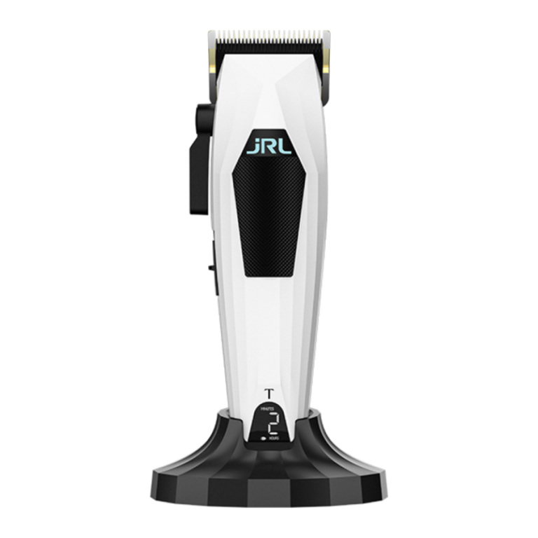 Mașină de Tuns Profesională JRL 3000C Compact White | Lamă Taper