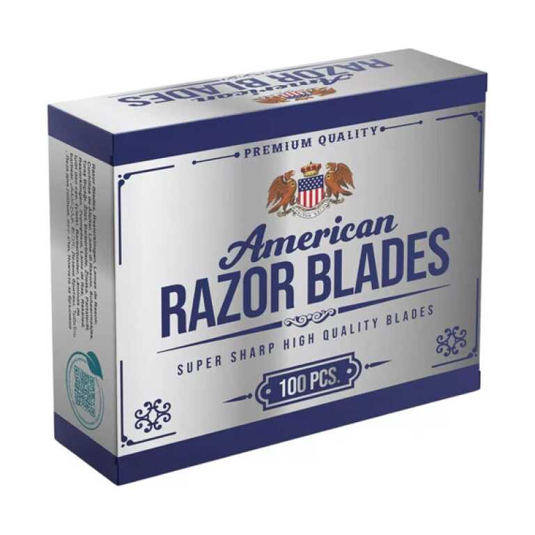 Rezerve lame de ras American Razor Blades Double Edge 100buc