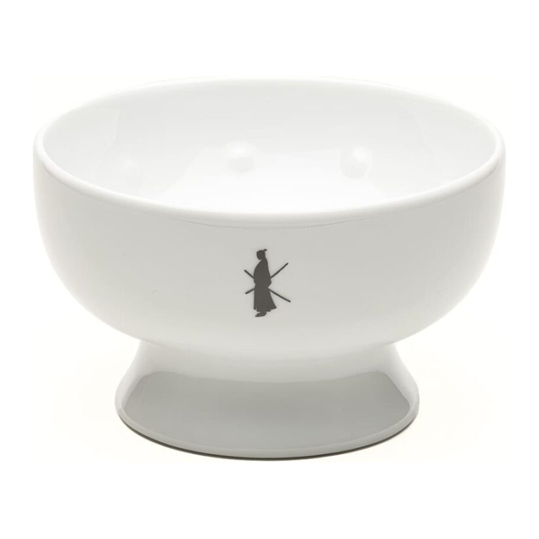 Bol pentru barbierit Tatara Porcelain Shaving Bowl Alb