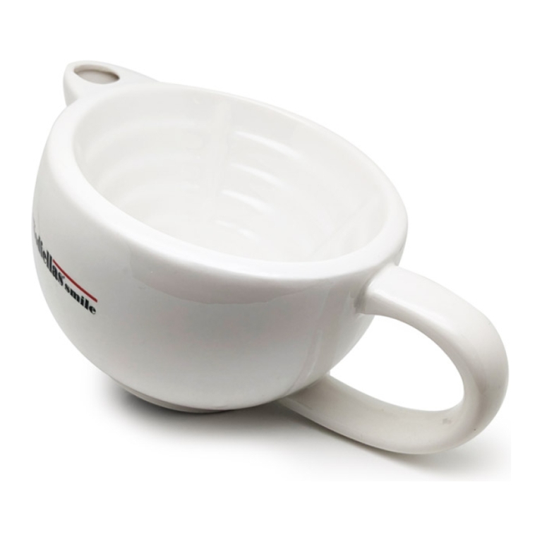 Bol pentru barbierit din ceramica The Goodfellas’ smile Scuttle shaving bowl white