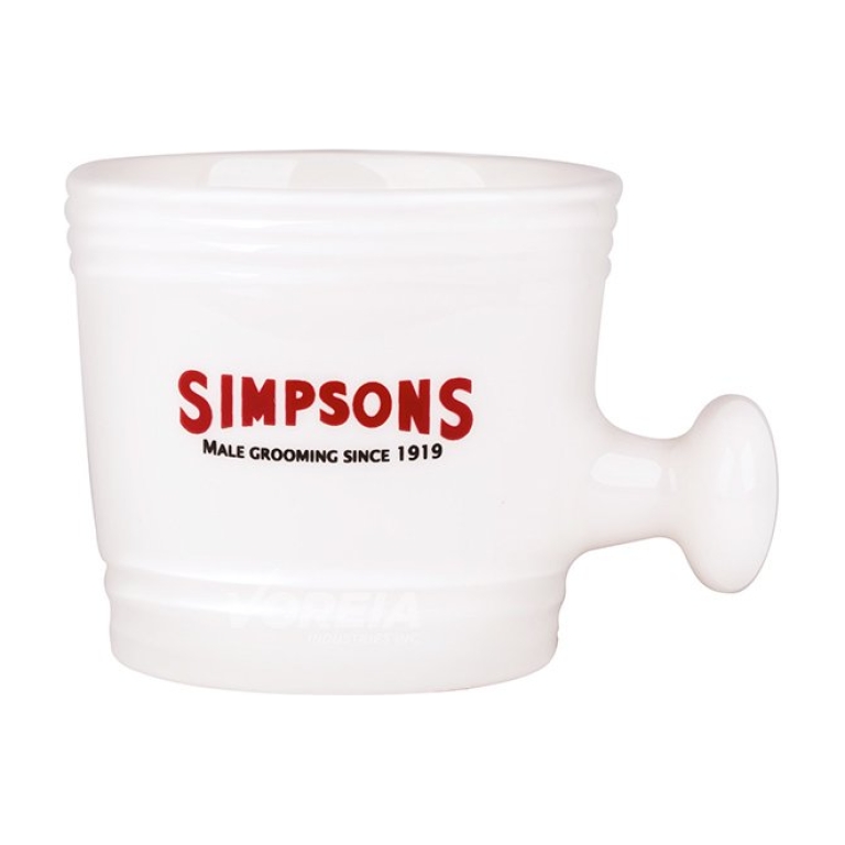 Bol pentru barbierit din ceramica Simpsons shaving mug pottery small