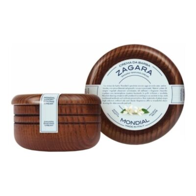 Săpun de bărbierit premium Mondial Zagara în bol de lemn 140ml