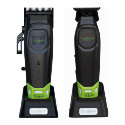 Set profesional mașină de tuns și trimmer de contur Hepike Nitrocut 8.000 RPM
